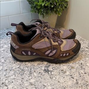 Merrell Azura Water Repellant Hiking Shoe Chocolate Brown Womens 9.5